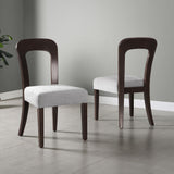 Upholstered Dining Chairs (Set of 2) - Gray