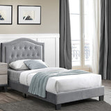 European Style Bed, Button Tufted Headboard
