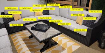 Beachcroft Curve Seat Cushion - PA792-012