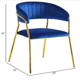Accent Armchair For Home (Set of 2) - Blue
