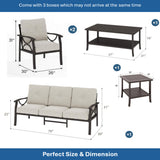 Patio Furniture Set & Coffee Table For Backyard