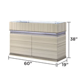 Leonor - 6 Drawer Dresser - Gray