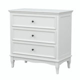 3 Drawer Dresser - White