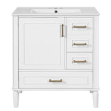Traditional Bathroom Vanity Set With Soft Close Doors
