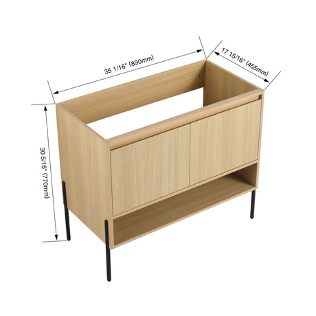 Freestanding Bathroom Vanity & Soft Close Cabinet Doors