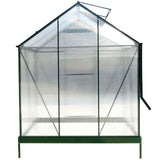 Polycarbonate house, Heavy Duty Outdoor Aluminum Walk-In House Kit With Rain Gutter, Vent And Door For Backyard Garden