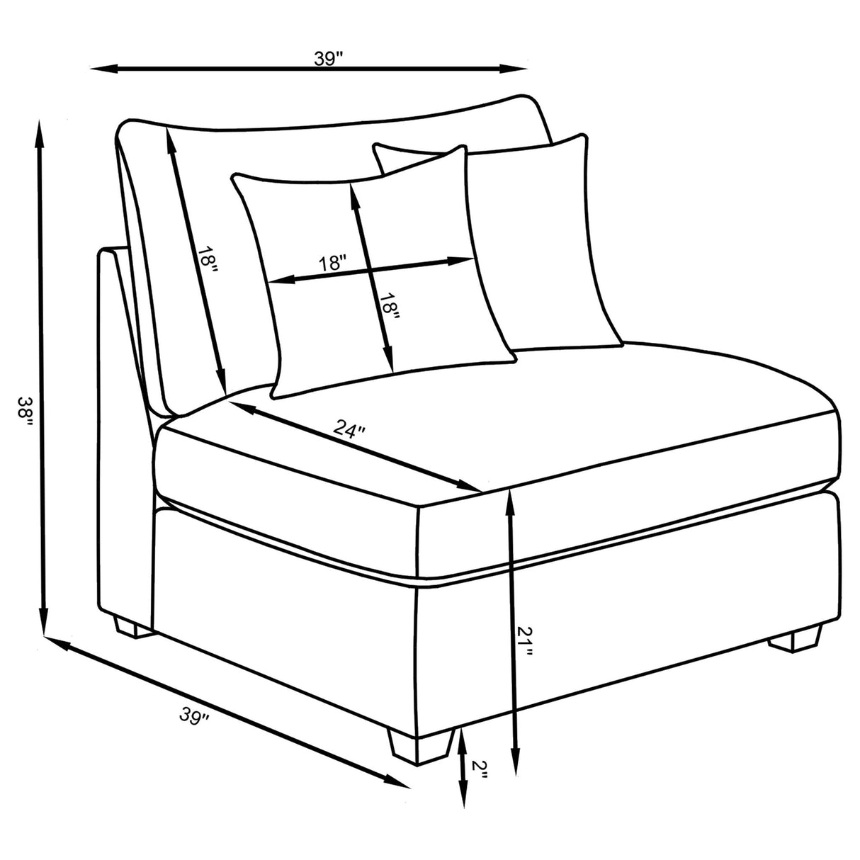 Austin - Chair With Pillows