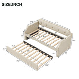 Upholstered Daybed With Trundle