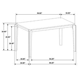Warren - Rectangular Dining Table - Dark Brown