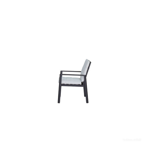 Verona - Dining Chair (Set of 2) - Dark Espresso / Gray / Off White