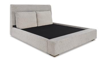 Cabalynn Queen Upholstered Footboard with Rails - B974-74
