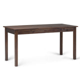 Monroe - Desk - Distressed Charcoal Brown