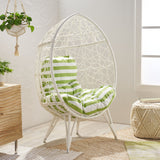 Cosmos - Round Hammered Iron Teardrop Chair