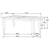 Guster - Rectangular Dining Table - Brown