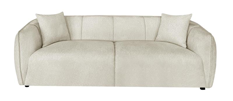 Aleisha Chenille Upholstered Sofa Ivory - 503064
