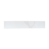 Side Splash With Backsplash For Bathroom Vanity Top - White