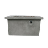 Propane / Natural Gas Outdoor Fire Pit Table - Gray