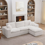 Sectional Sofa With Moveable Ottoman