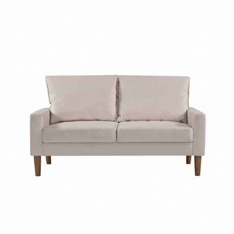 Upholstered Loveseat Sofa, 2 Seater Couch For Living Room Apartment