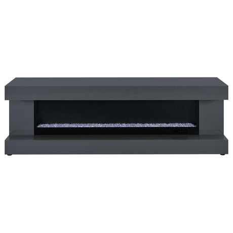 TV Stand Fireplace Console With Bluetooth Speaker