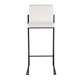Fuji - Contemporary High Back Barstool Elegant Design