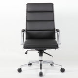 Office Chair, Breathable Mid Back Swivel Computer Chair With Foldable Armrest - Black