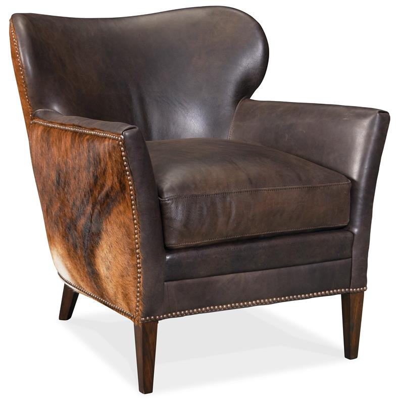 Kato leather Club Chair with Dark HOH - CC469-089