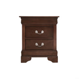 Louis Phillipe - Storage Nightstand - Cappuccino