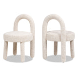 Penny - Round Arched Fully Upholstered Dining Side Chair (Set of 2)