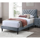 Bed Set With Adjustable Headboard