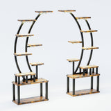9 Tiered Indoor Plant Stand With 5 Adjustable Grow Lights