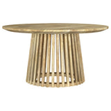 Diana - 2 Piece Round Coffee And End Table Set - Natural