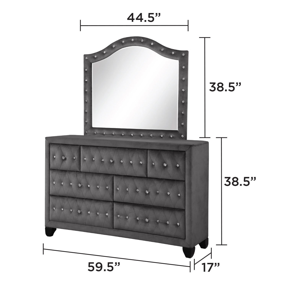 Sophia - 7 Drawer Dresser