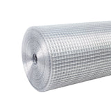 Galvanized Hardware Cloth, Metal Wire Fencing Roll For Garden And Animal Protection - Silver