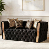 Naomi - Button Tufted Loveseat