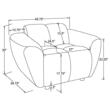 Tampa - Accent Chair - Greige