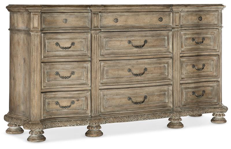 Castella Twelve Drawer Dresser - 5878-90002-80