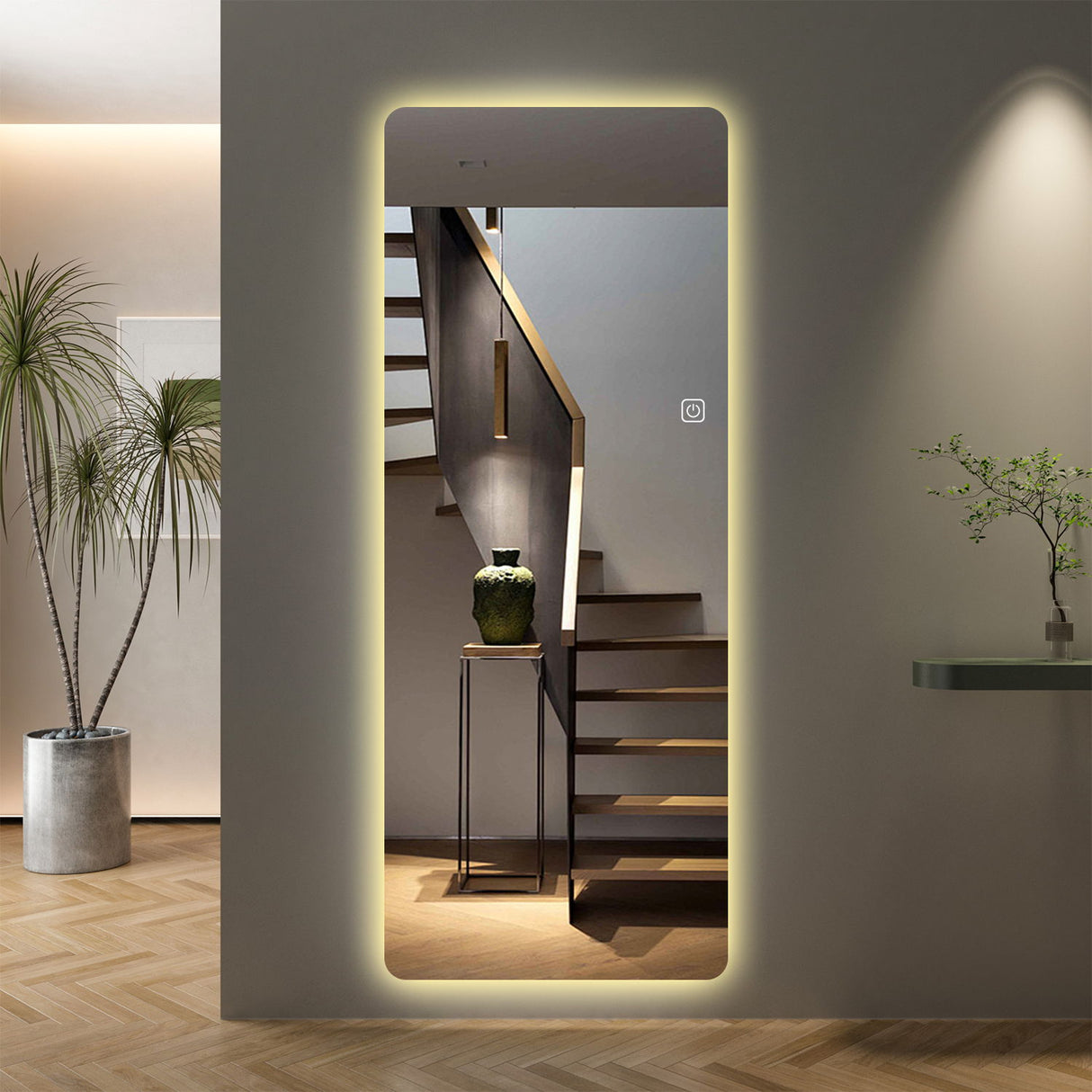 Wall Mounted LED Full Length Mirror