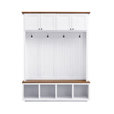 Entryway Hall Tree With Bench And Storage
