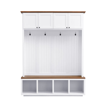 Entryway Hall Tree With Bench And Storage