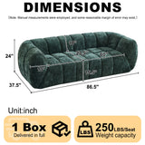 Modern Sofa With Piano Key Backrest