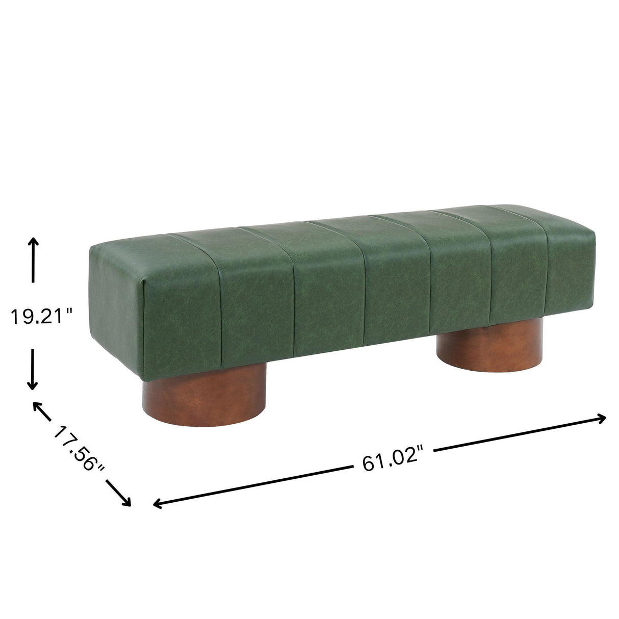 Modern Upholstered Dining Bench