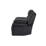 Winston - Power Recliner With LED Lighting - Black