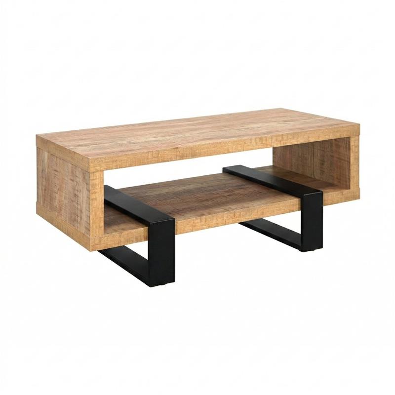 Dinard Engineered Wood Cocktail Coffee Table Mango - 723678