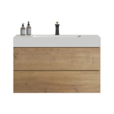 Alice - Bathroom Vanity With Sink, Large Storage, Wall Mounted, Floating