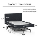 Airframe - Upholstered Bed Frame, Cloud Soft Headboard