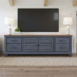 TV Stand For TVs Up To 90" - Blue