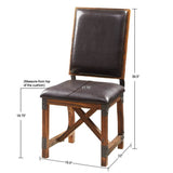 Lancaster - Dining Chair Upholstery - Chocolate