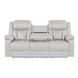 Challenger - LED Power Recliner Sofa