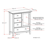 Redmond - Handcrafted Medium Storage Cabinet
